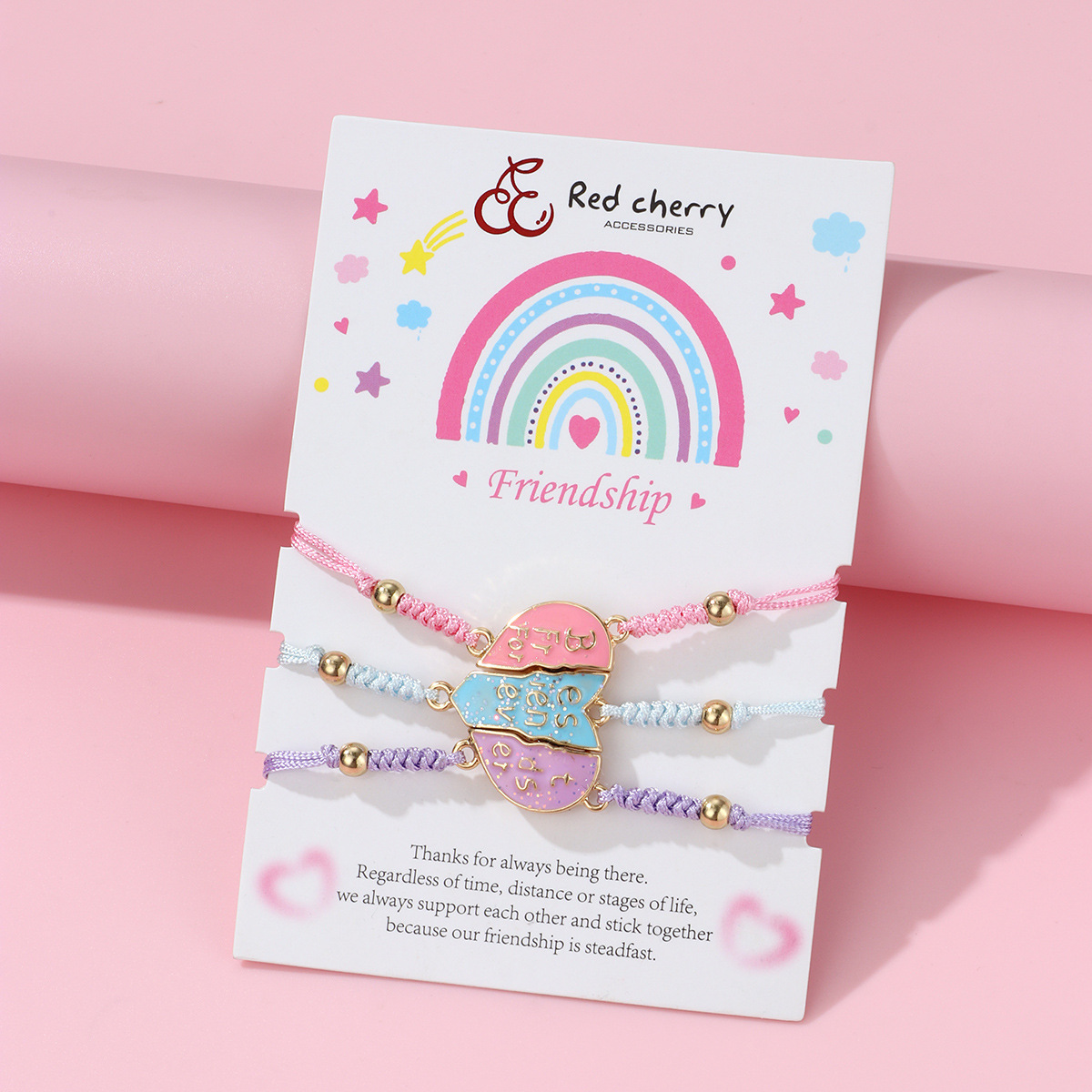 Heart Magnet 3-Piece Bracelet - image 2