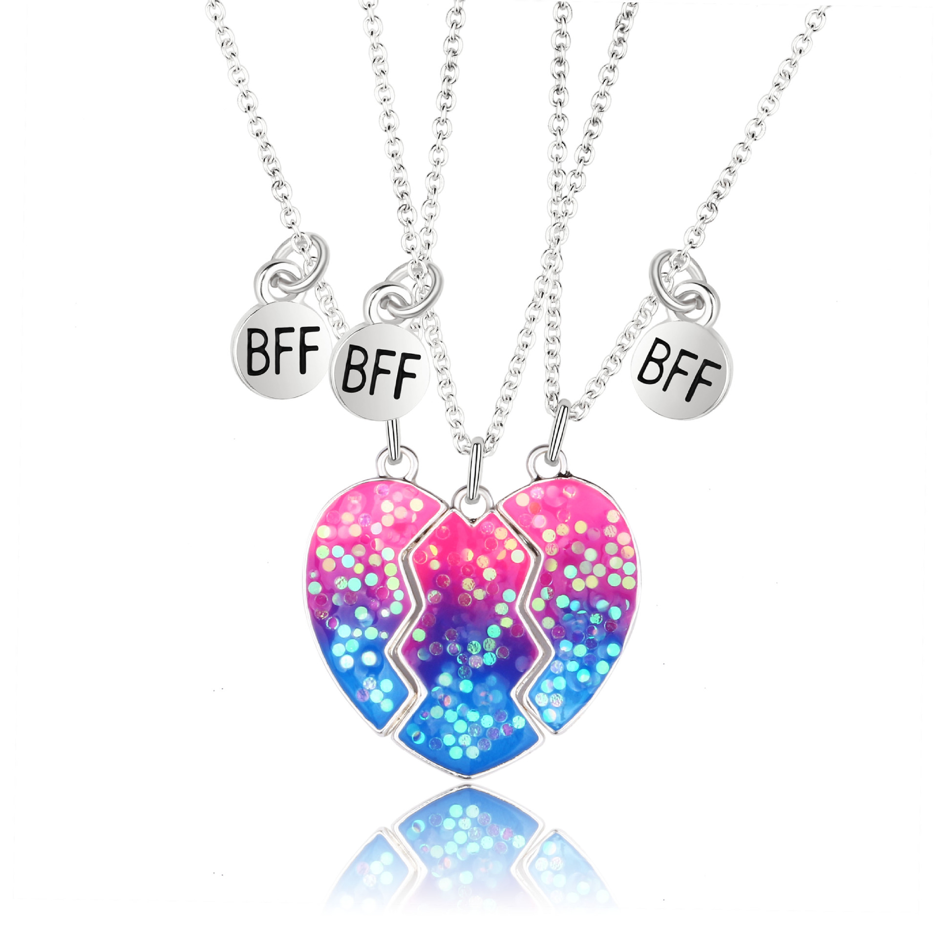 Broken Heart Bestie Necklace Set - image 6
