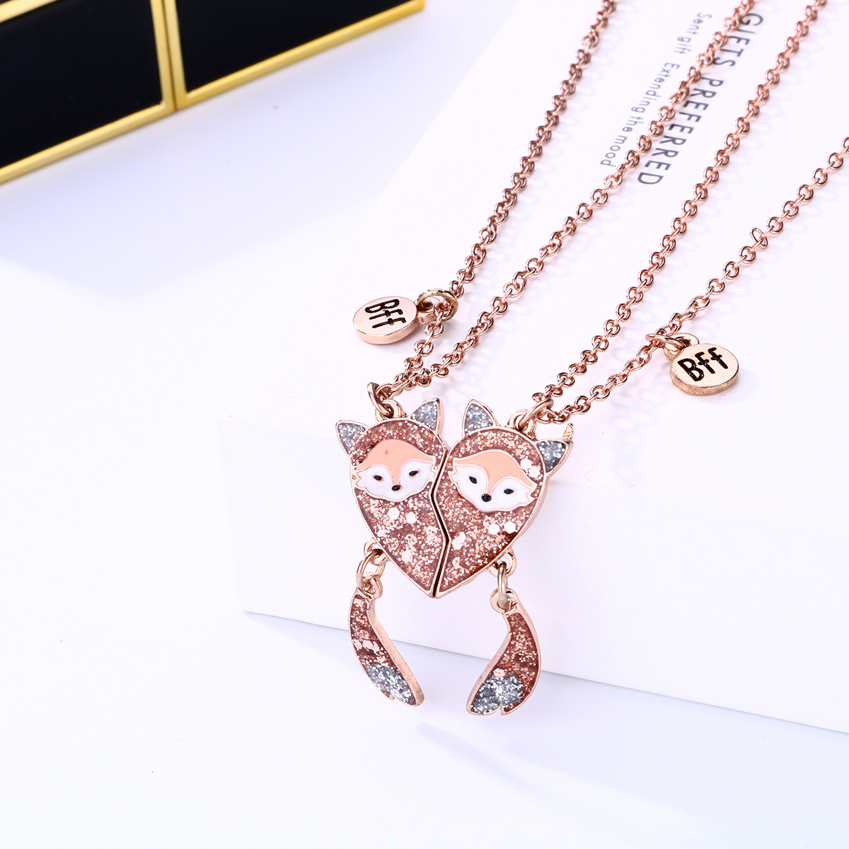 Fox Magnet BFF Necklace Set - image 2