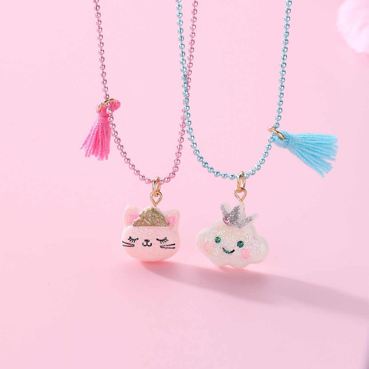 Cat Cloud Tassel Necklace - image 2