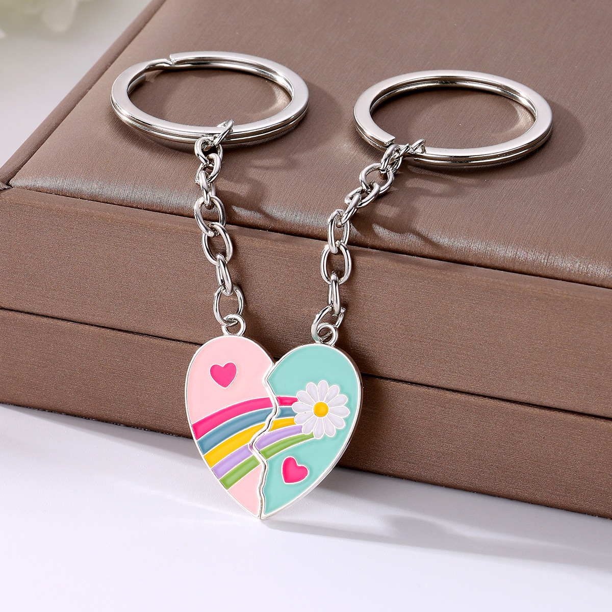 Heart Magnet Keychain Couple - image 3