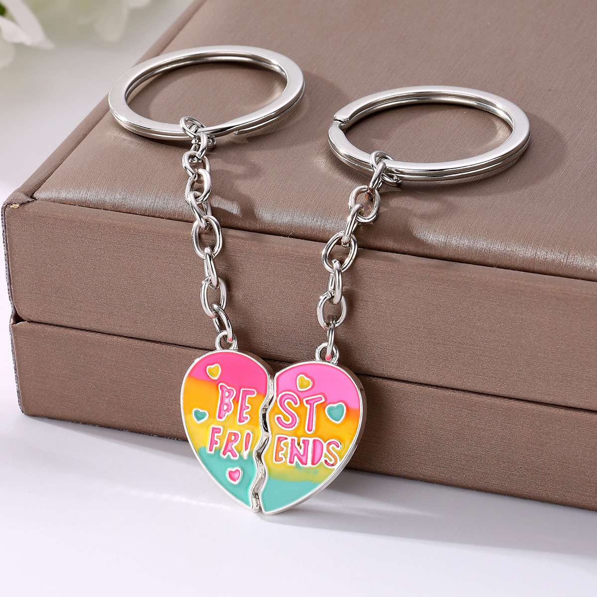 Heart Magnet Keychain Couple - image 8