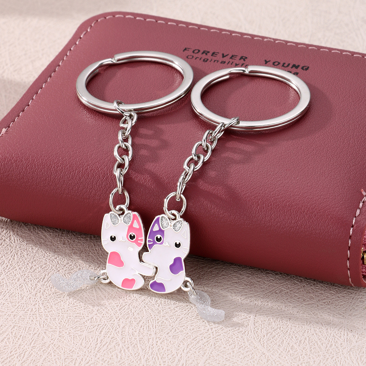 Rabbit Metal Keychain Set - image 8