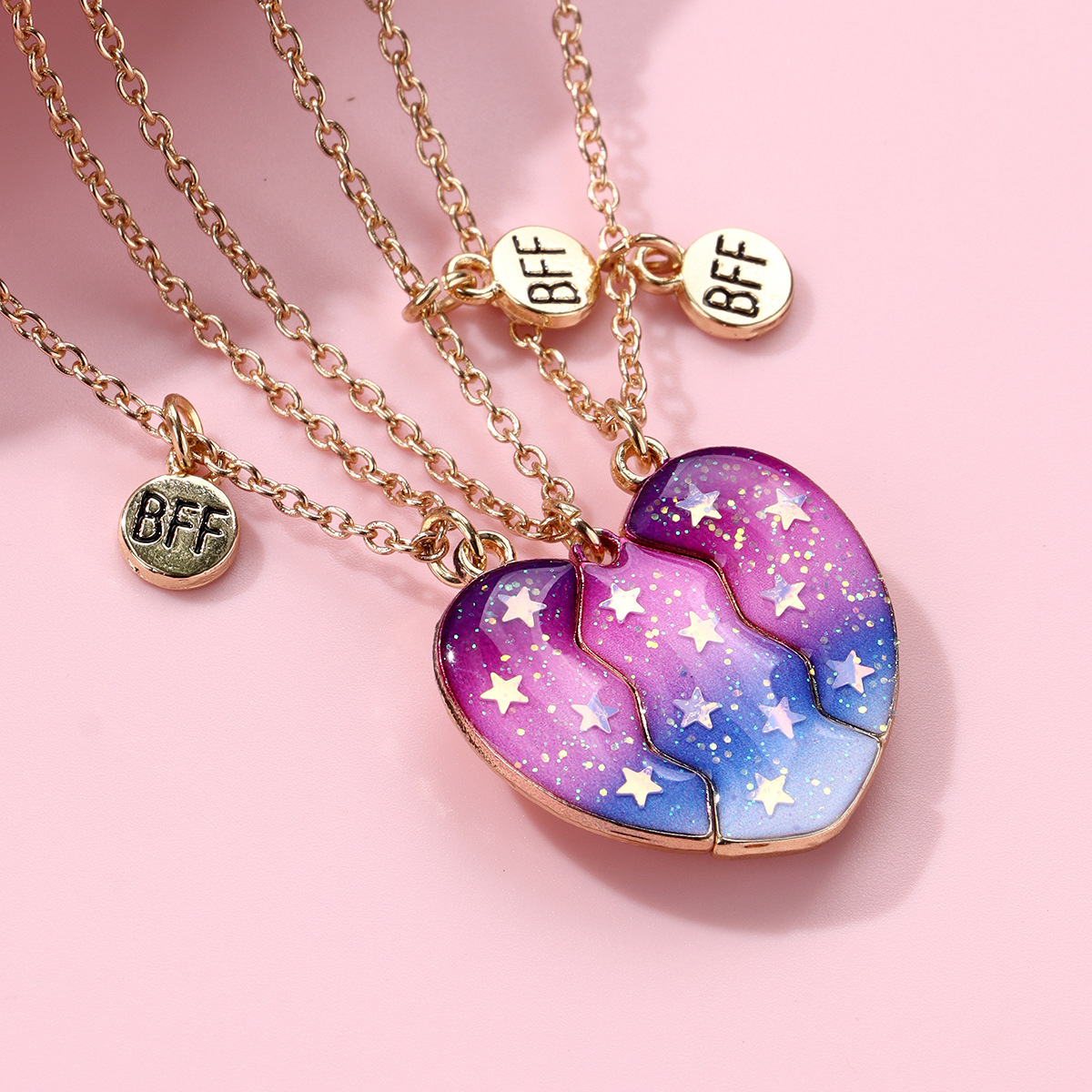 Starry Sky Magnet Necklace Set - image 3