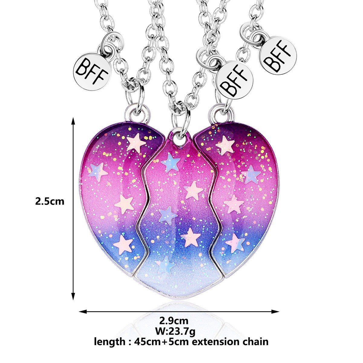 Starry Sky Magnet Necklace Set - image 4
