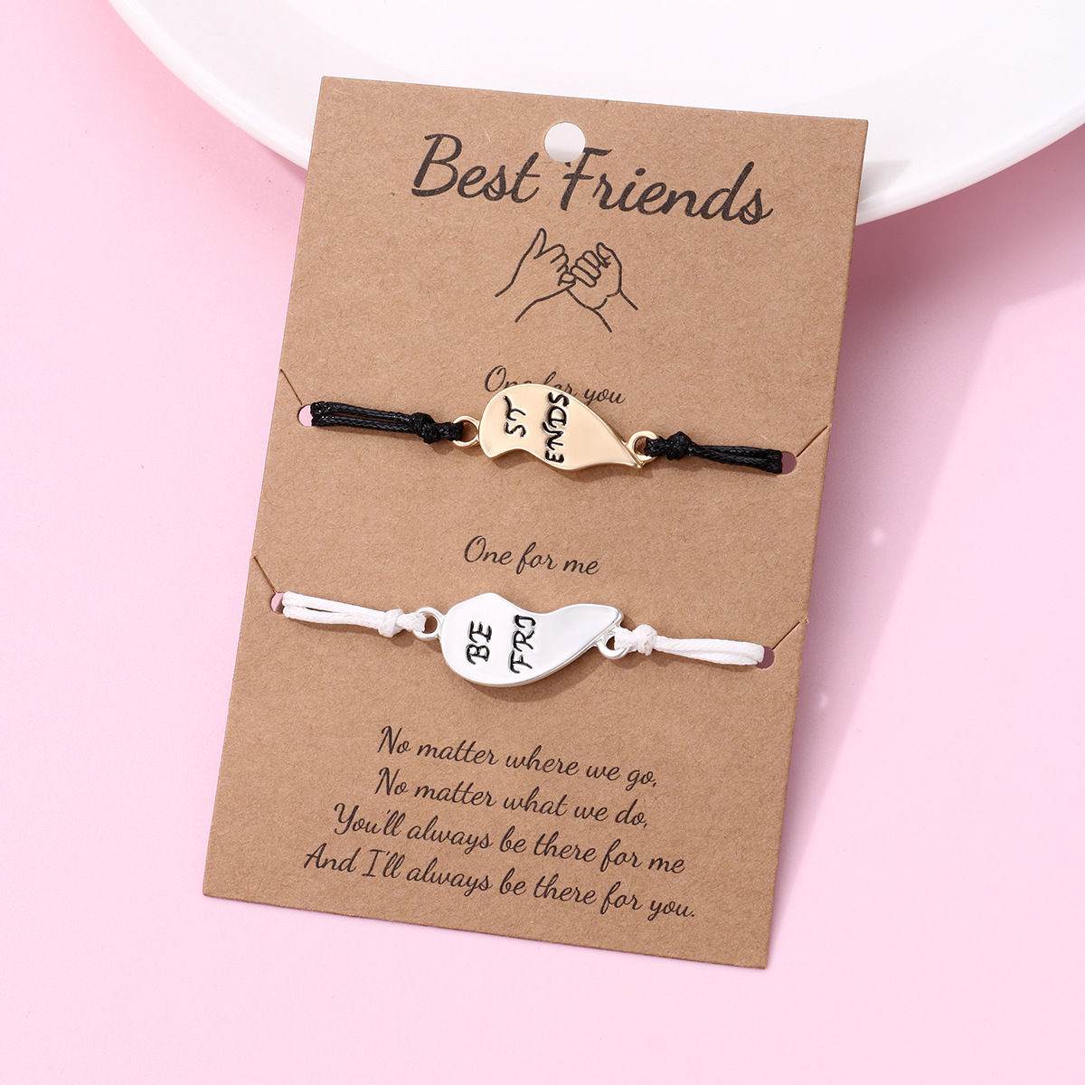 Heart BFF Woven Bracelet - image 7