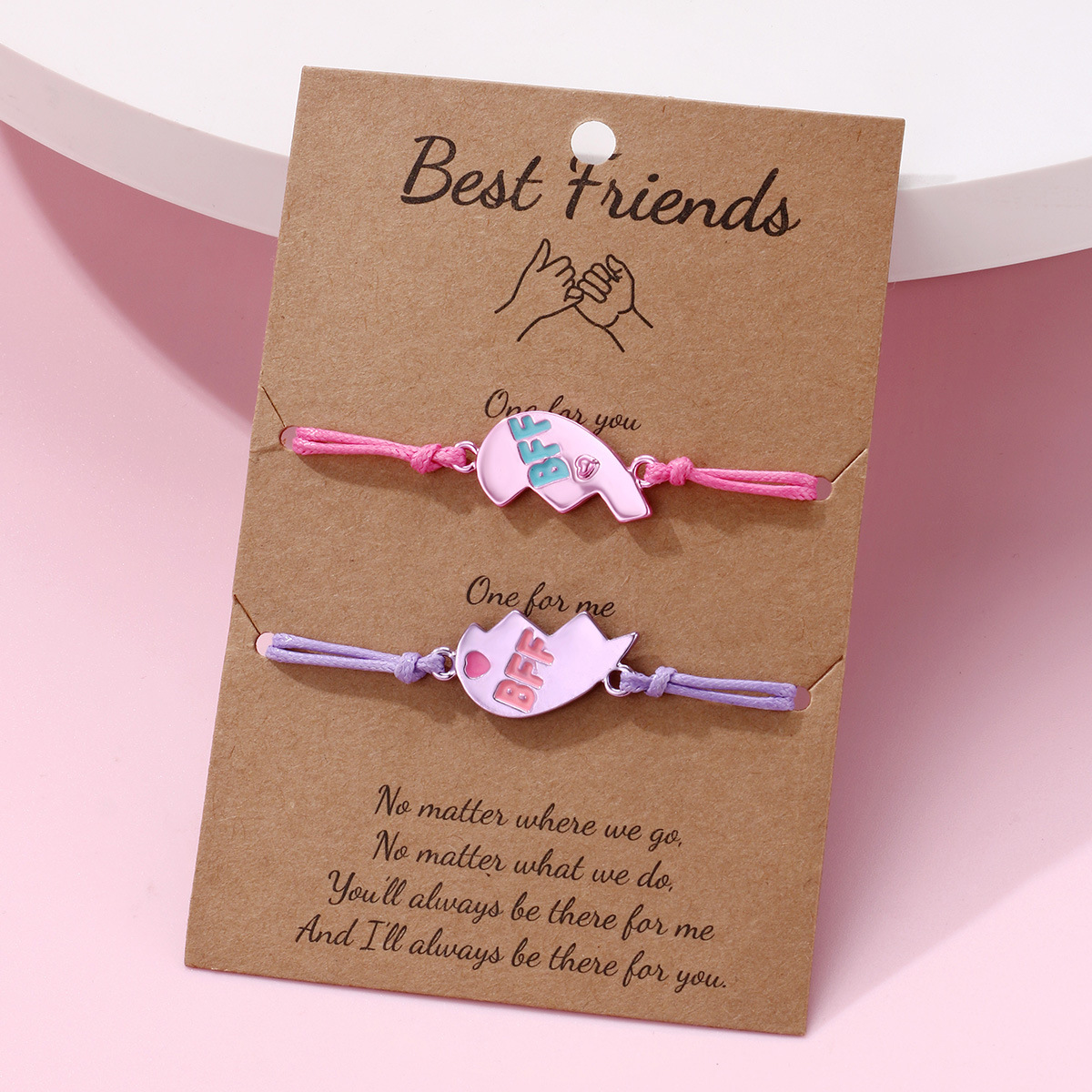 Heart BFF Woven Bracelet - image 8