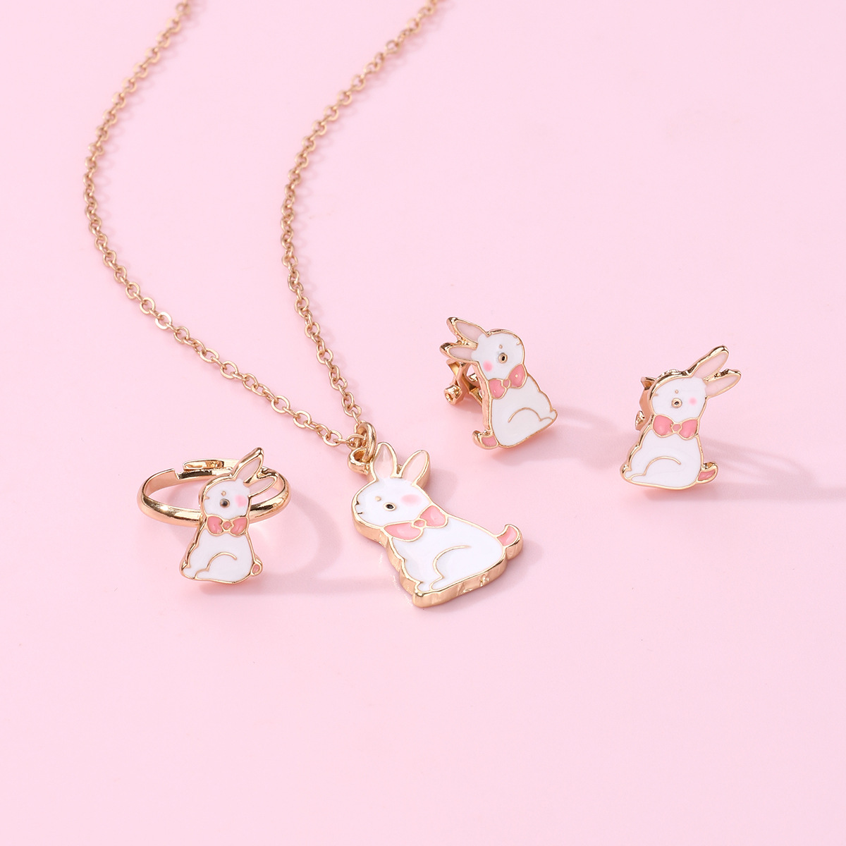 BFF Bunny Pendant Necklace Set - image 4