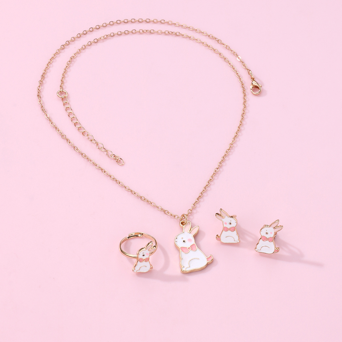 BFF Bunny Pendant Necklace Set - image 5