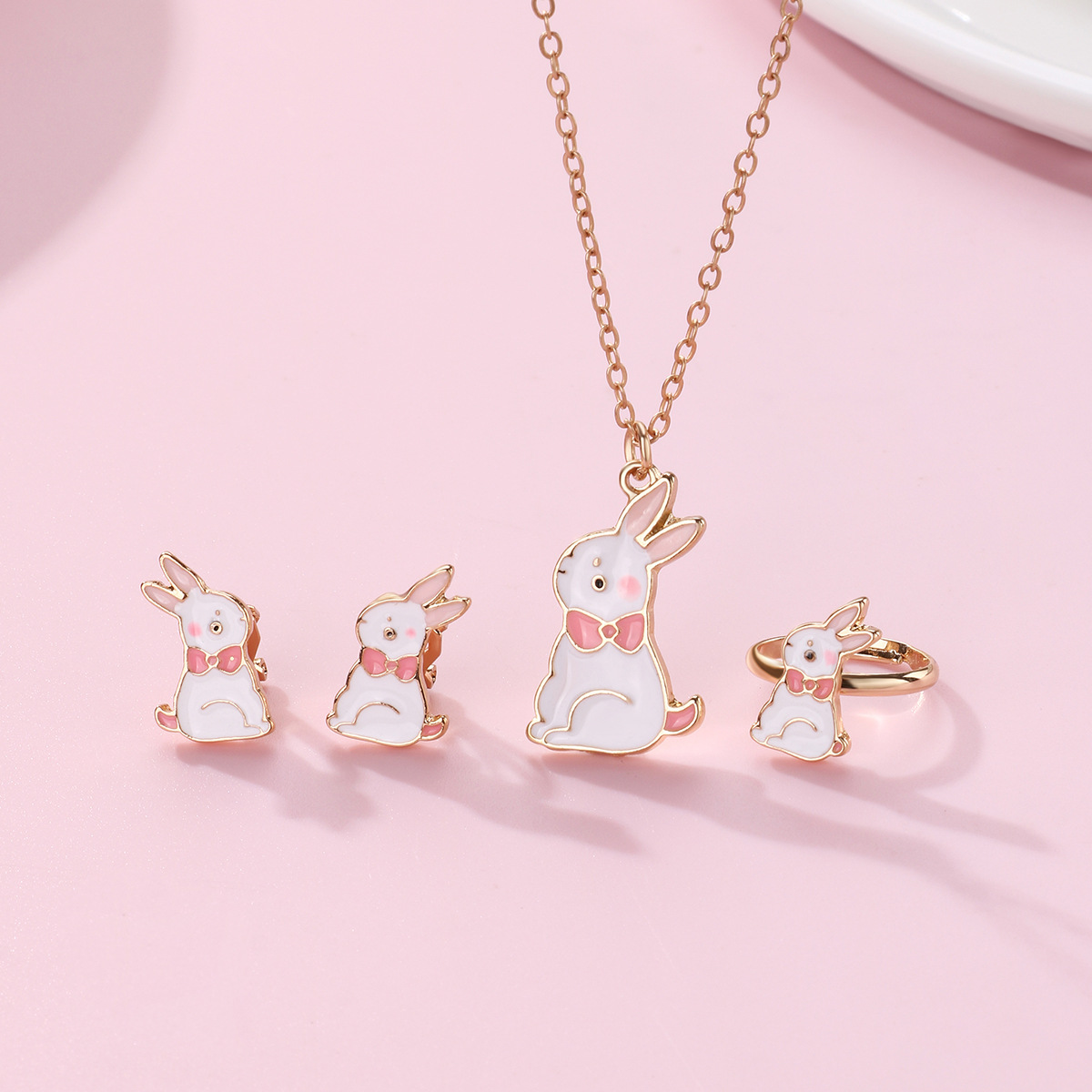 BFF Bunny Pendant Necklace Set - image 7