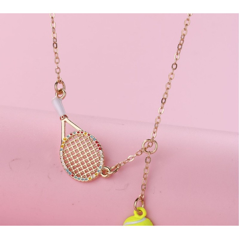 Tennis Racket Kids Necklace - image 1