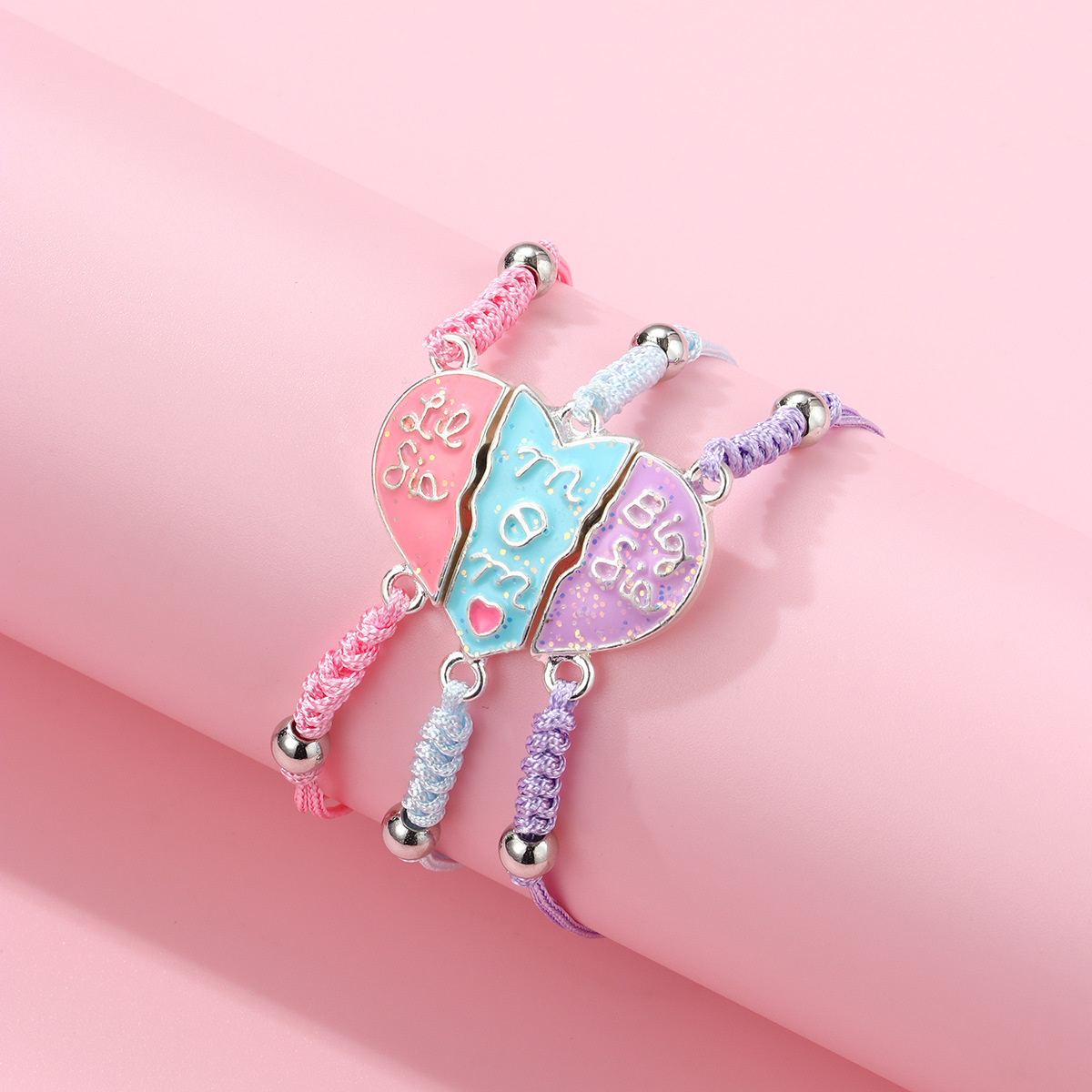 Heart Magnet Woven Bracelet - image 4