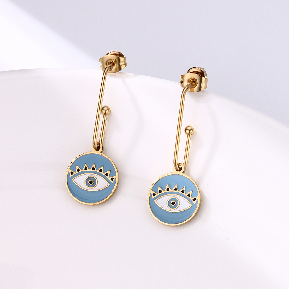 Evil Eye Vintage Earrings