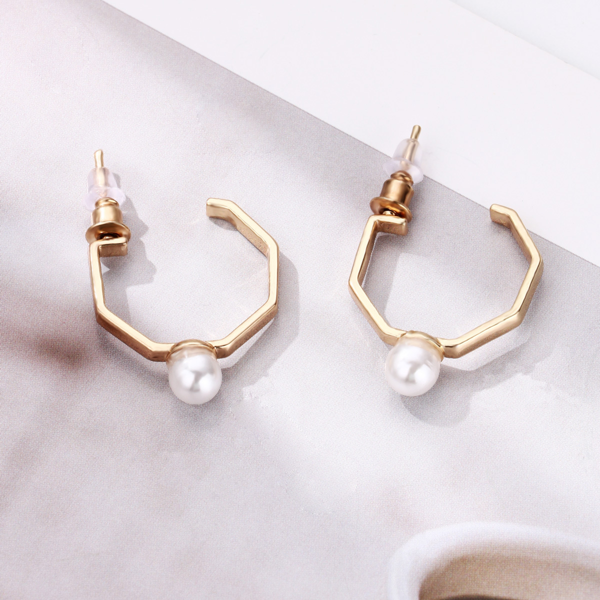 Minimalist French Hoop Earrings