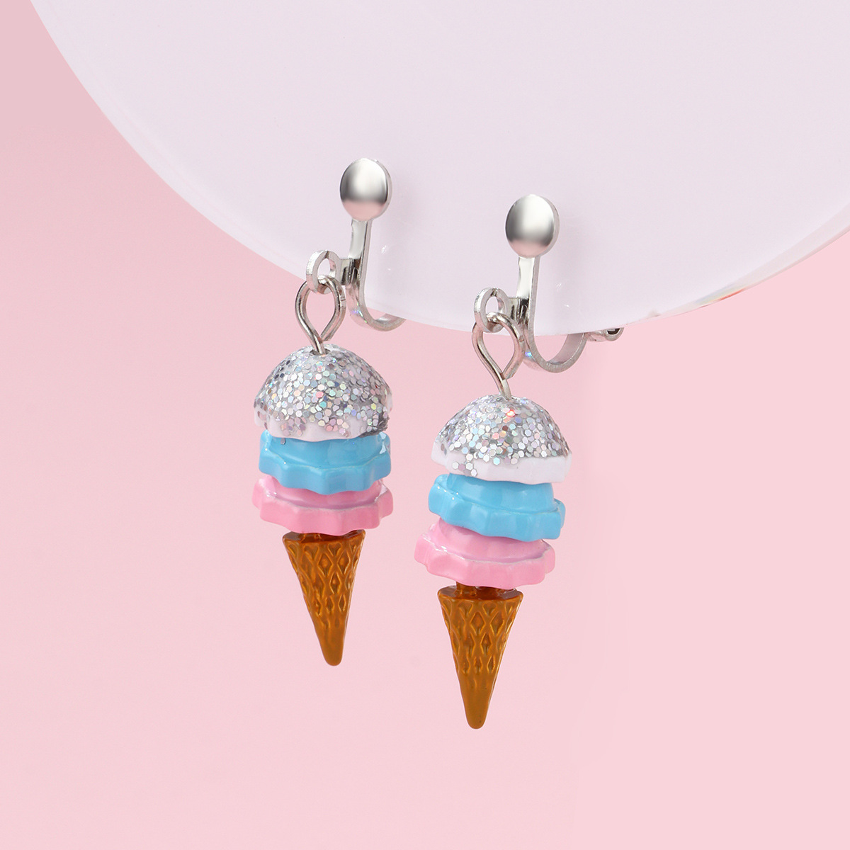 Macaron Ice Cream Earring Set