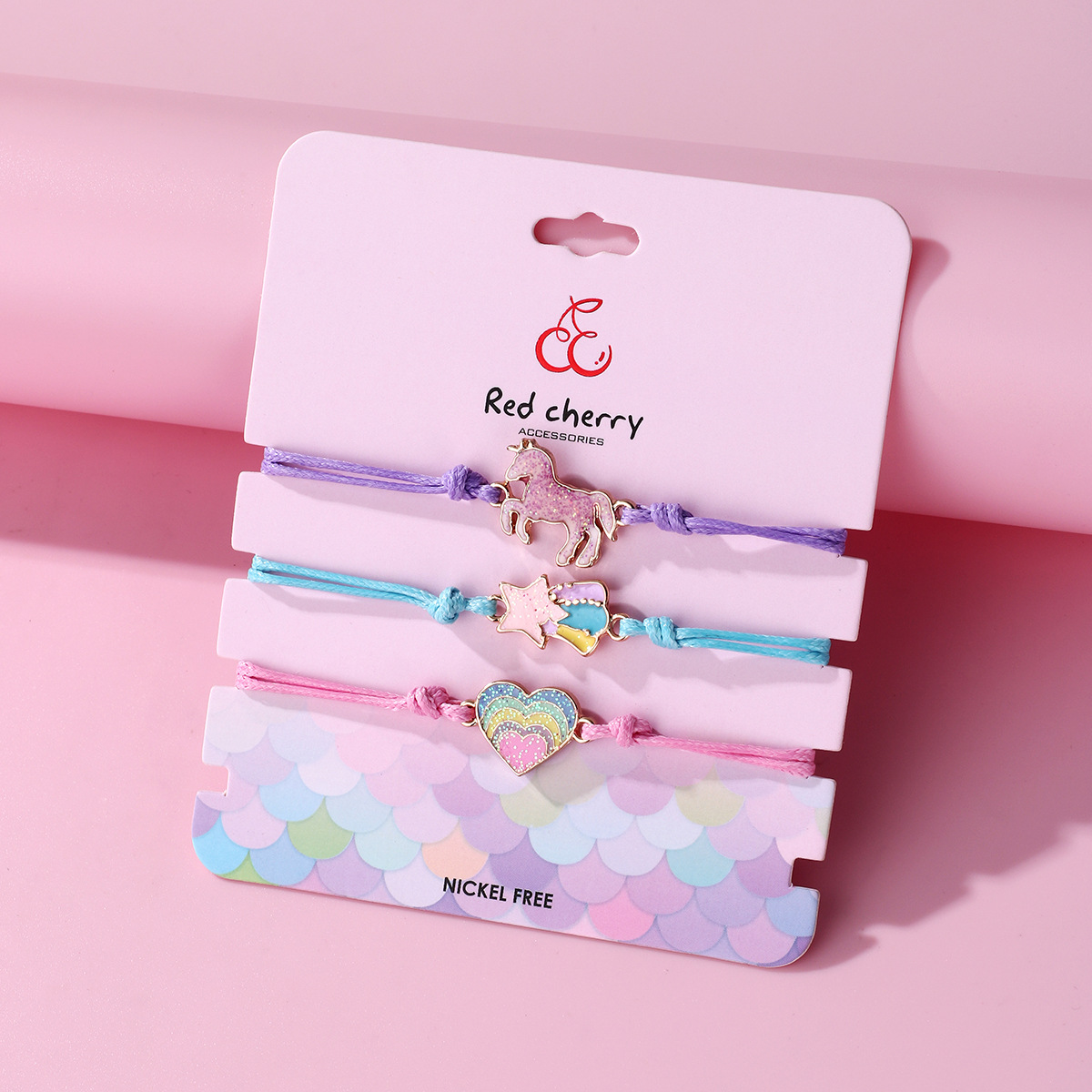 Unicorn Rainbow Bracelet Set