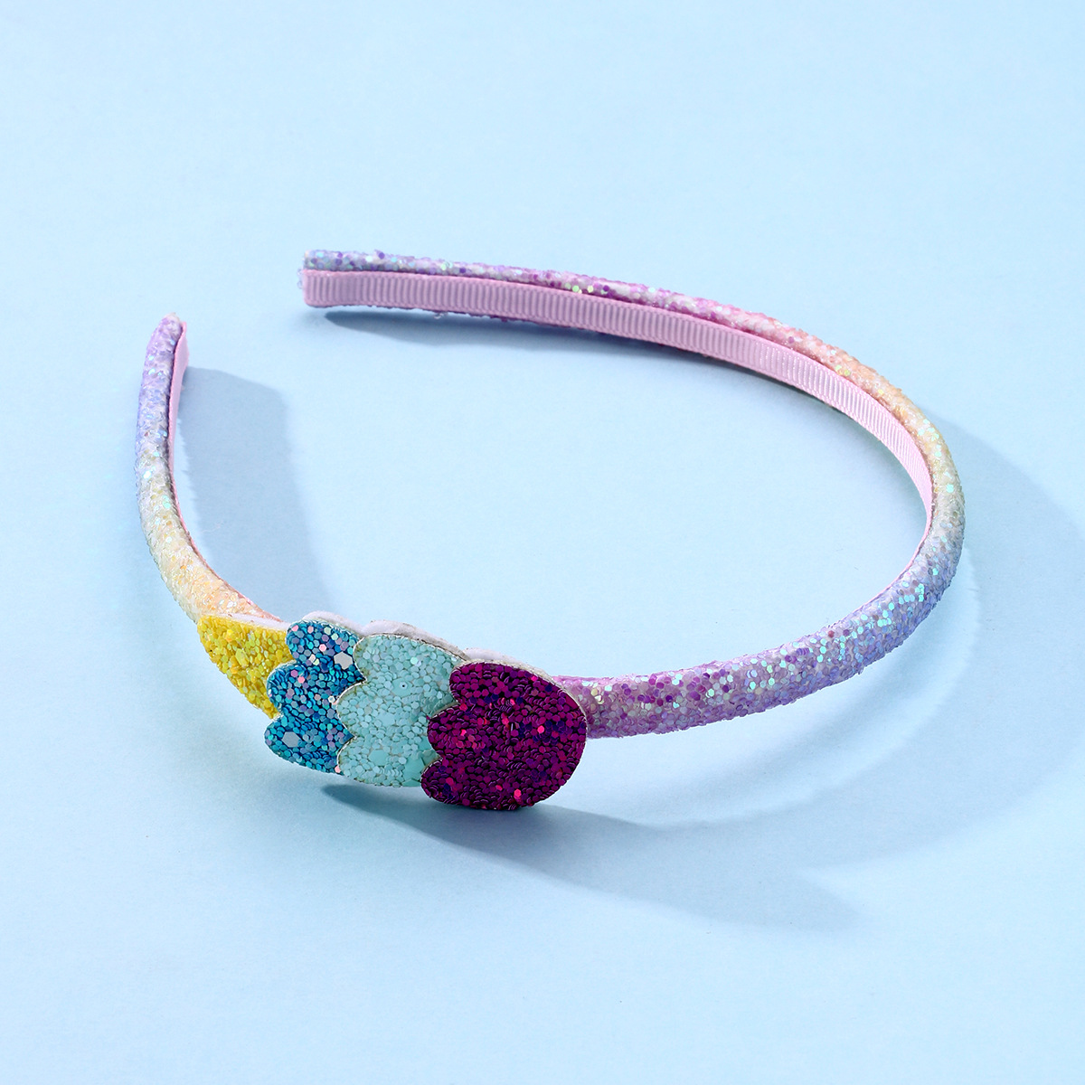 Ice Cream Glitter Kids Headband