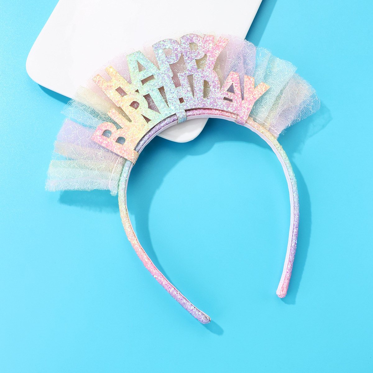 Birthday Glitter Letter Headband