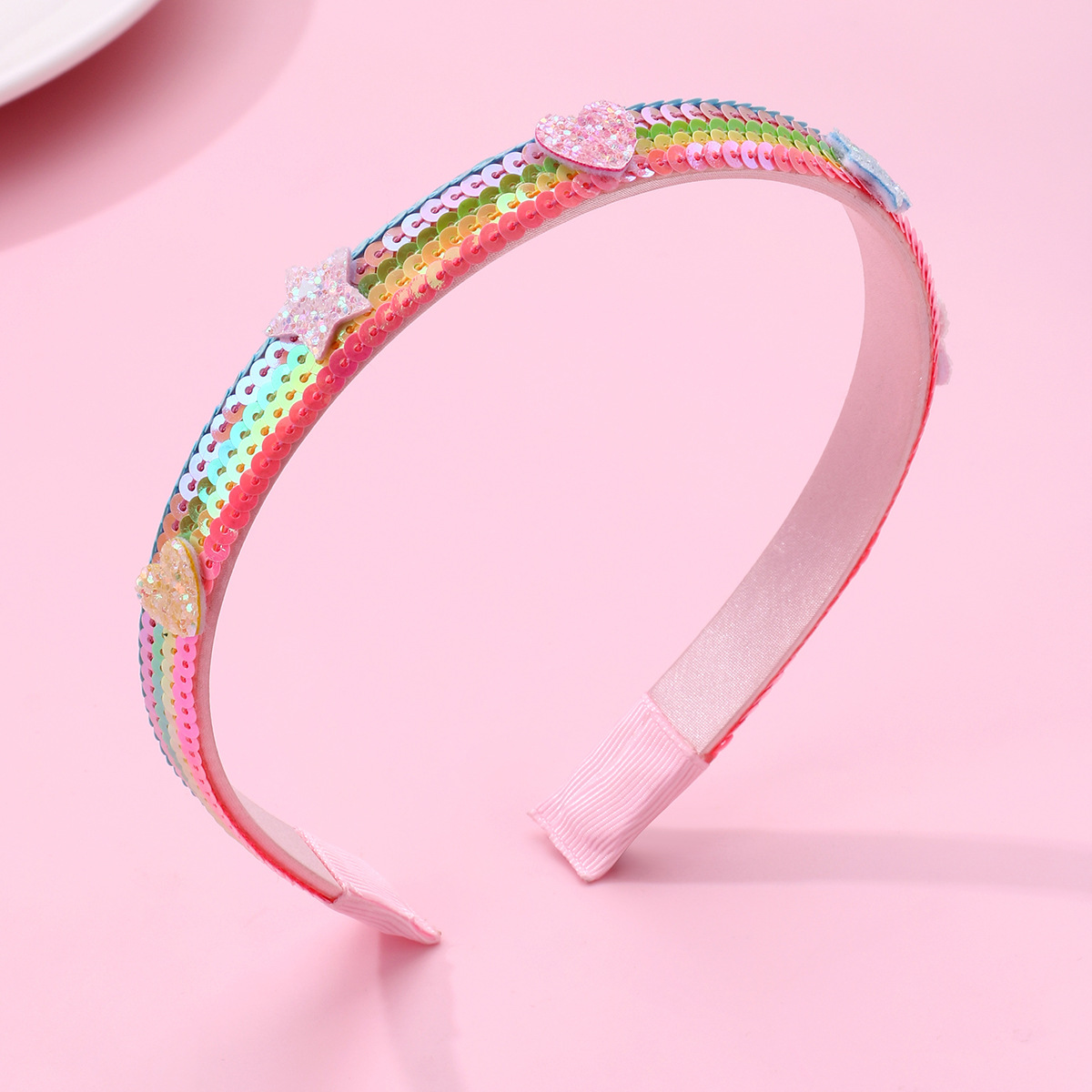Heart Star Sequin Headband