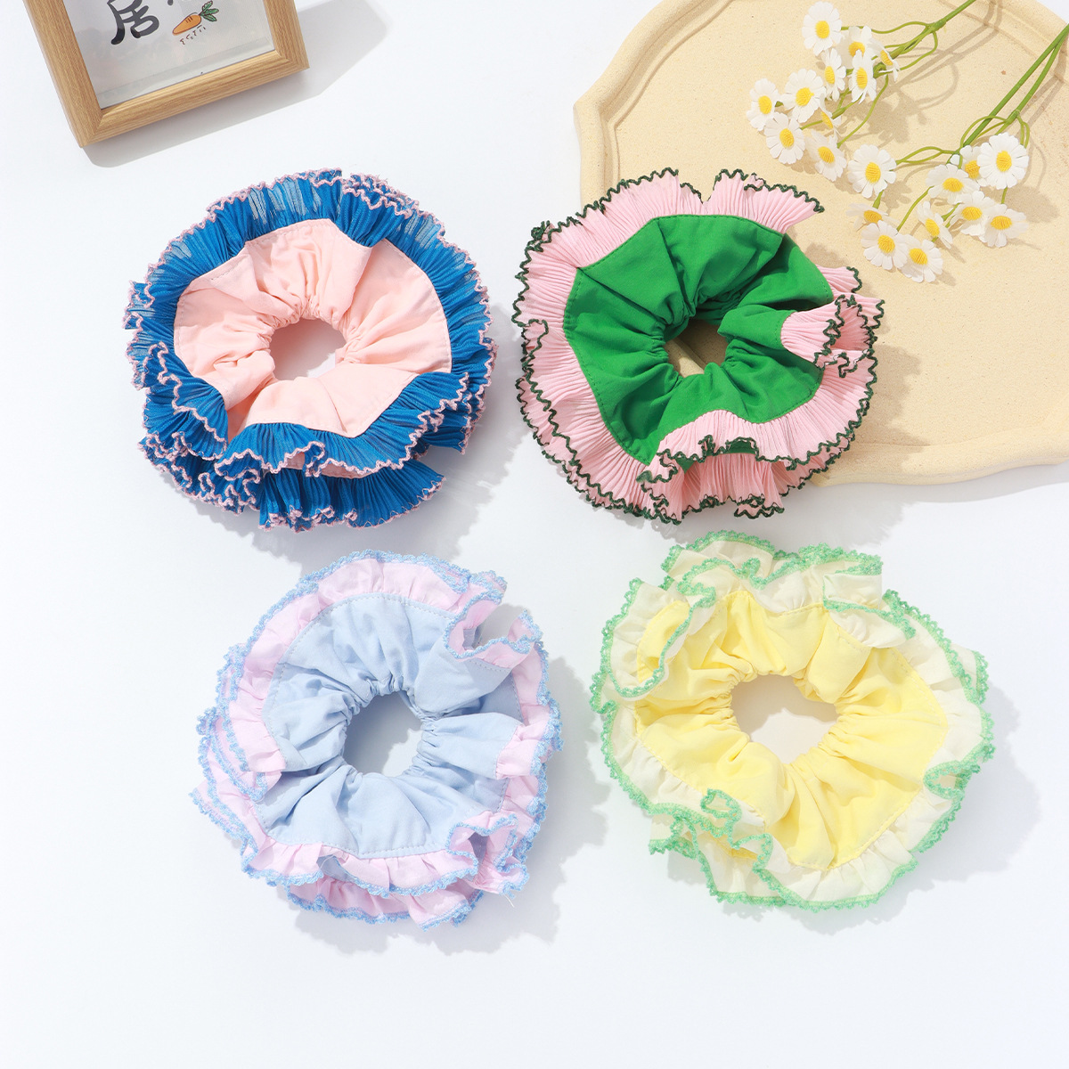 Double-Layer Ruffle Scrunchie