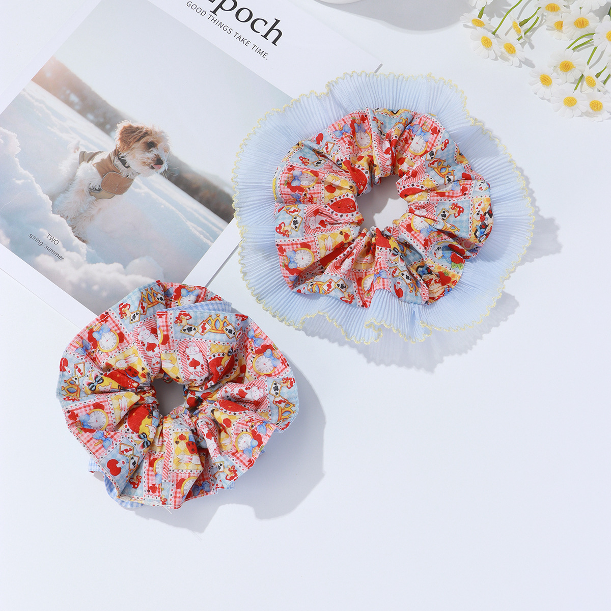Sweet Lace Scrunchie Hair Tie