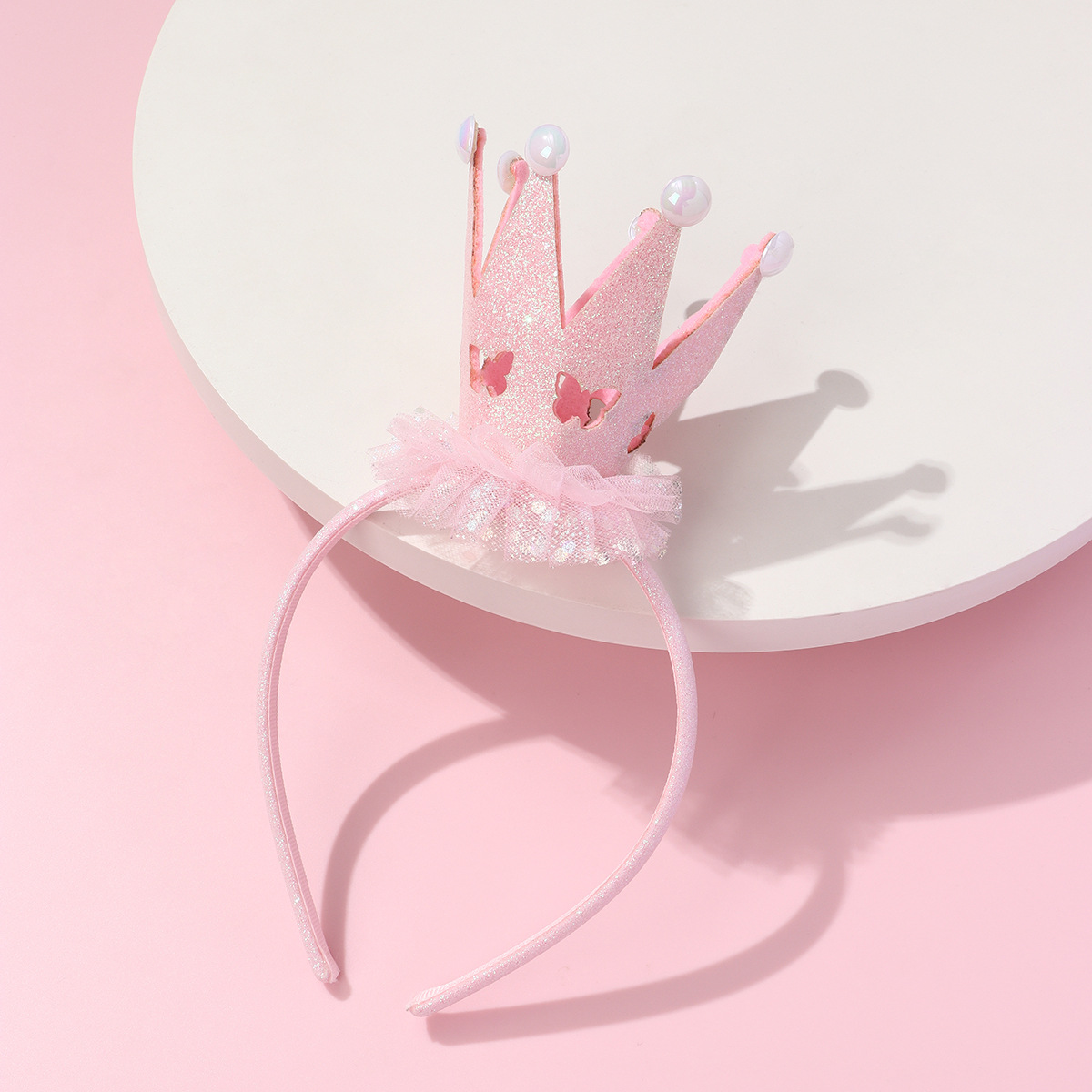 Princess Crown Butterfly Kids Headband