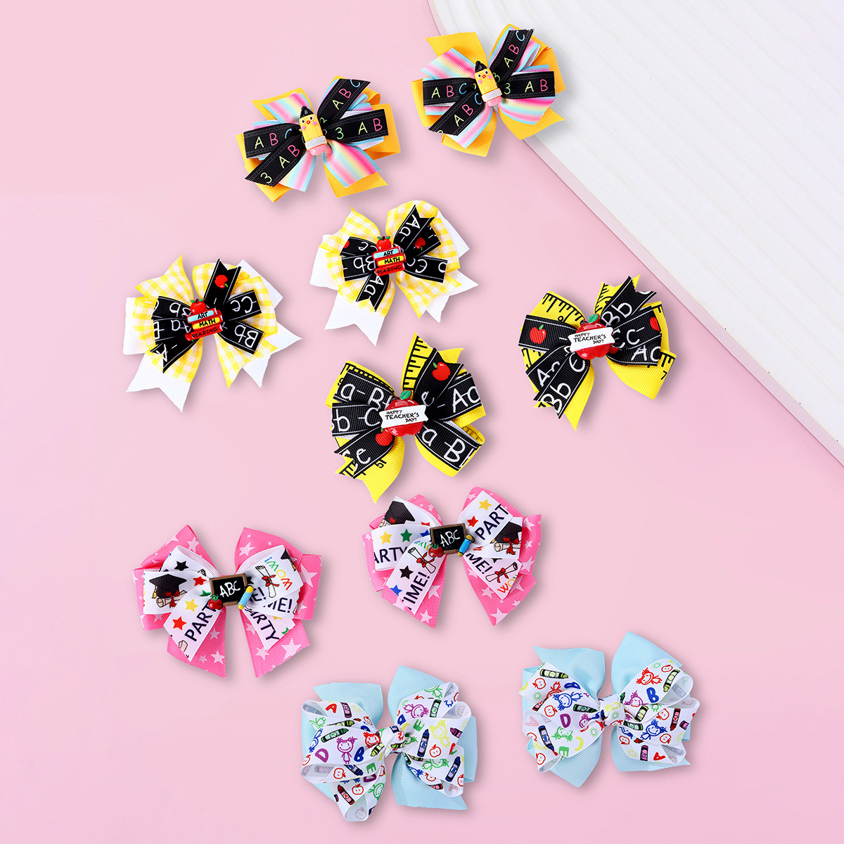 Double Bow Butterfly Hair Clip